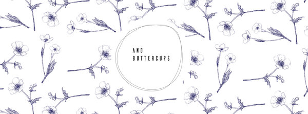 Butterblumen Banner - andbuttercups - Illustration