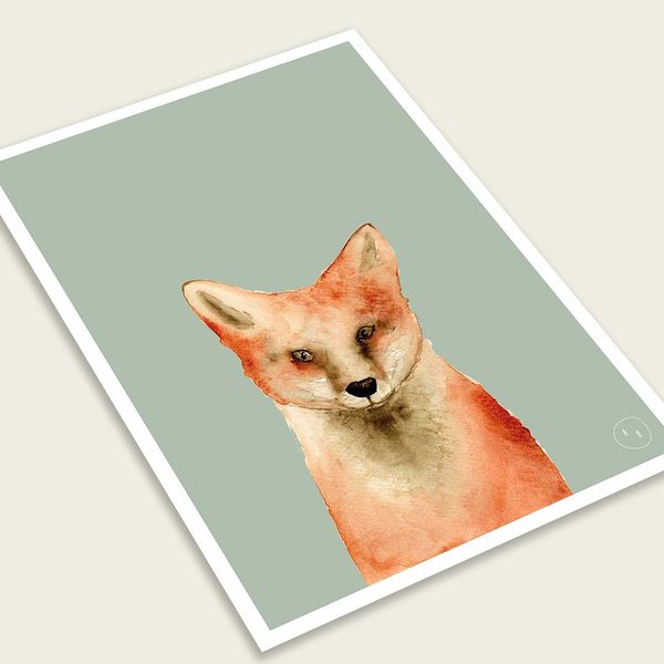 Postkarte Fuchs • DIN A6 • Illustration