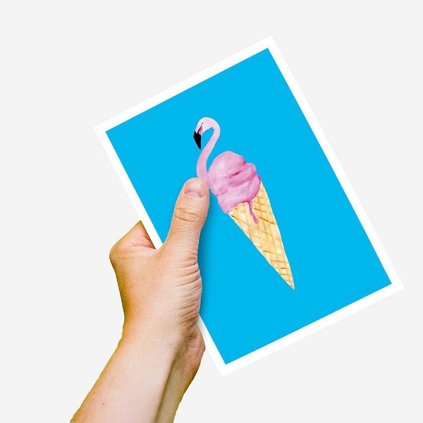 Postkarte Flamingo • DIN A6 • Illustration