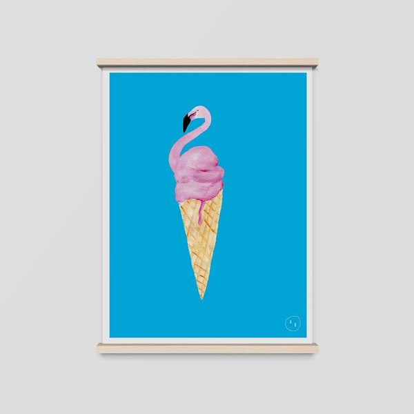 Art Print Flamingo • DIN A4 • Illustration