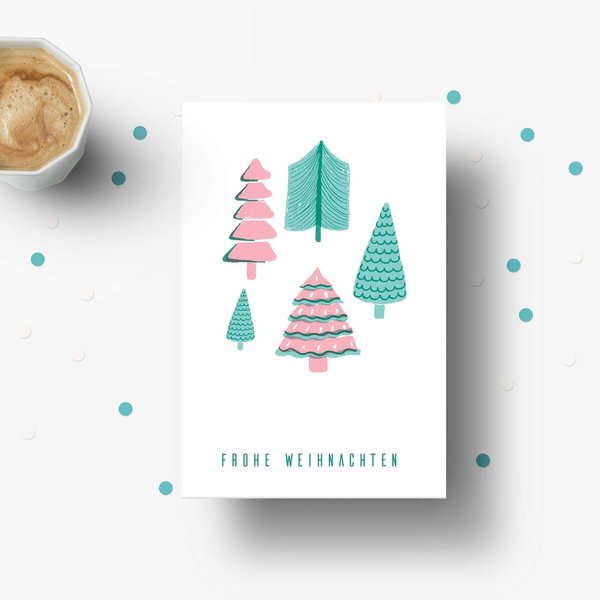 Weihnachtskarte „Weihnachtsbaum“ • DIN A6 • Illustration • Weihnachten