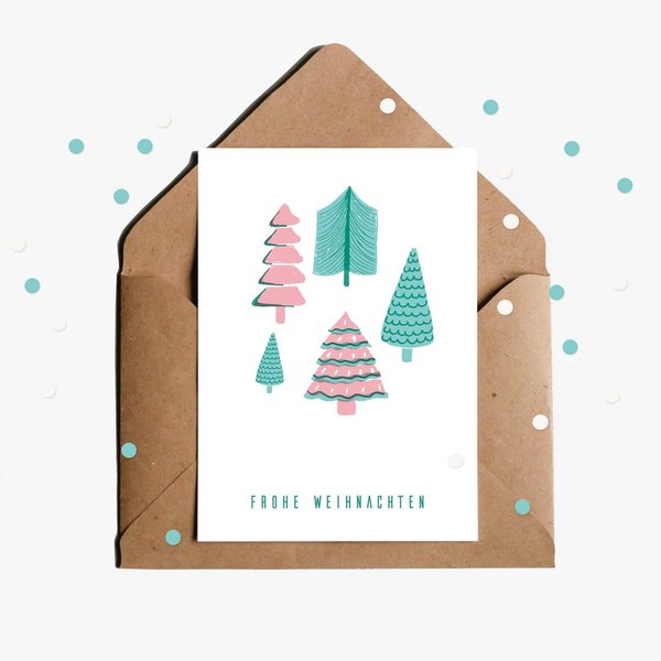 Weihnachtskarte „Weihnachtsbaum“ • DIN A6 • Illustration • Weihnachten